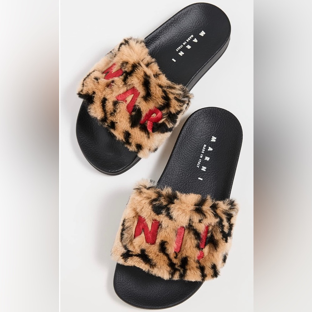 Marni Logo Slides- Leopard